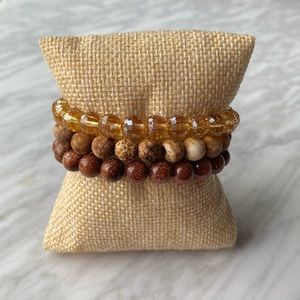 Beaded Bracelet Stack